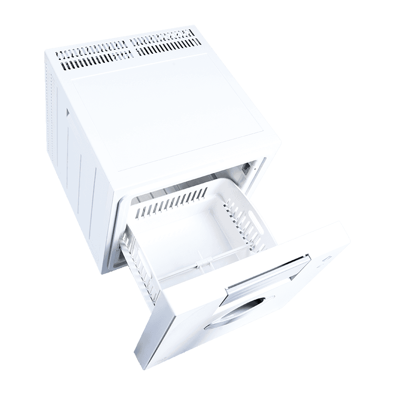 Thermoelectric Coolerbox na may naaalis na storage drawer